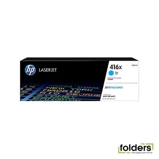 HP 416X Cyan Toner W2041X - Folders