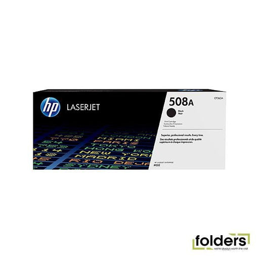 HP #508A Black Toner CF360A - Folders
