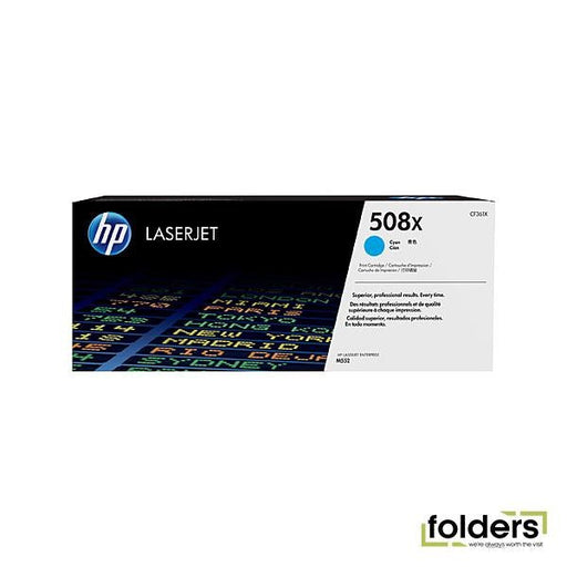 HP #508X Cyan Toner CF361X - Folders