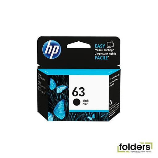 HP #63 Black Ink F6U62AA - Folders