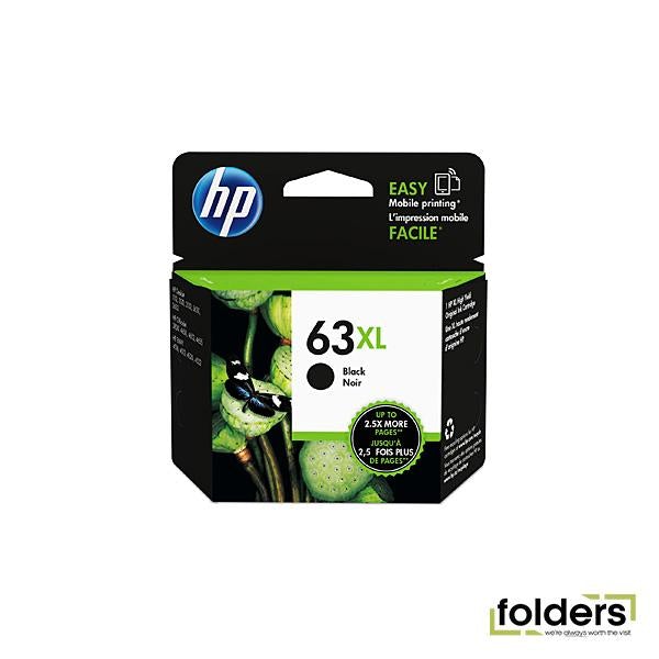 HP #63XL Black Ink F6U64AA - Folders