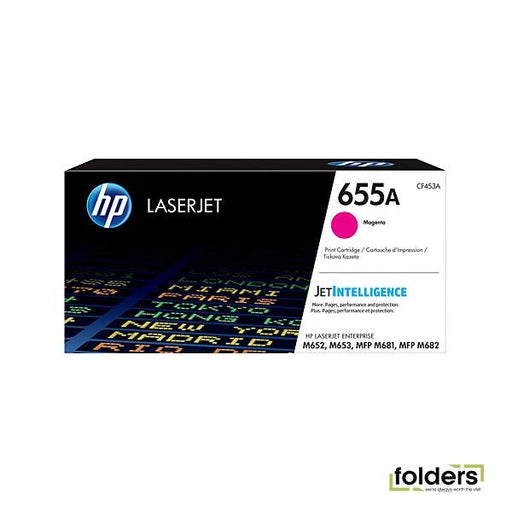 HP 655A Magenta LaserJet Toner - Folders