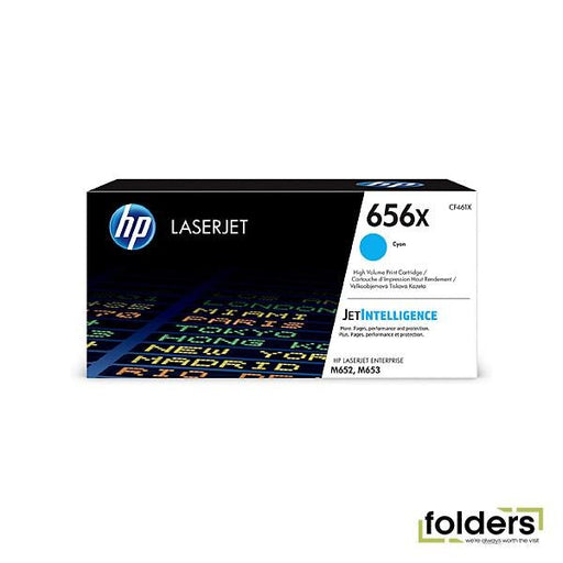 HP 656X Cyan LaserJet Toner - Folders