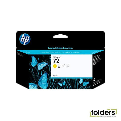 HP #72 130ml Yellow Ink C9373A - Folders
