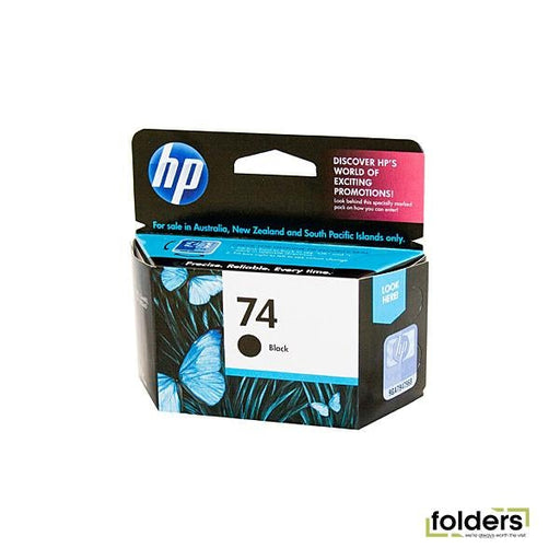 HP #74 Blk Ink Cartridge  CB335WA - Folders