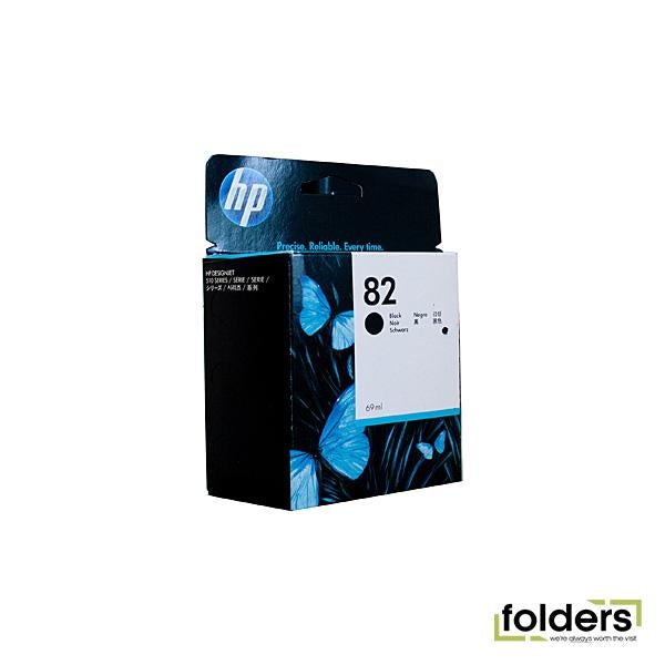 HP #82 Black Ink Cartridge CH565A - Folders