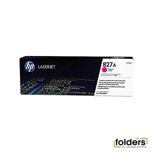 HP #827A Magenta Toner CF303A - Folders