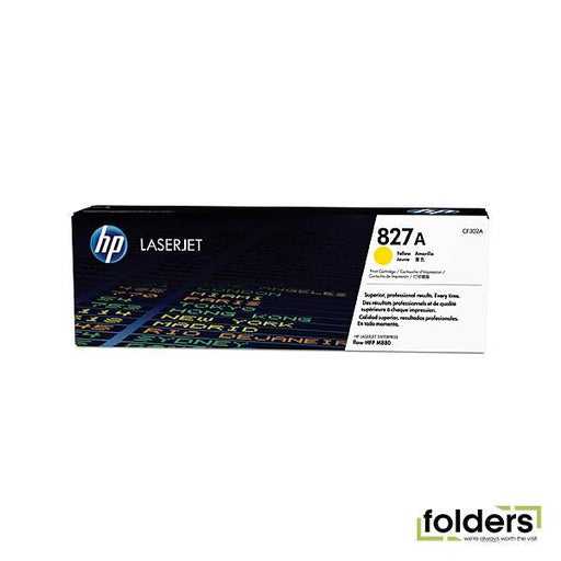 HP #827A Yellow Toner CF302A - Folders