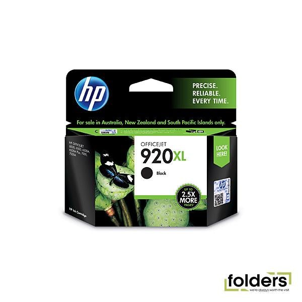 HP #920 Black XL Ink  CD975AA - Folders