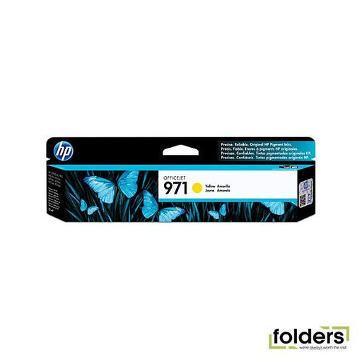 HP #971 Yellow Ink Cartridge CN624AA - Folders