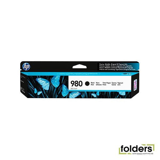 HP #980 Black Ink Cartridge D8J10A - Folders