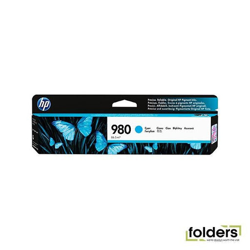 HP #980 Cyan Ink Cartridge D8J07A - Folders