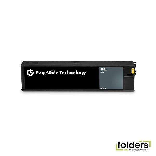 HP #981X Black Ink Cartridge L0R12A - Folders