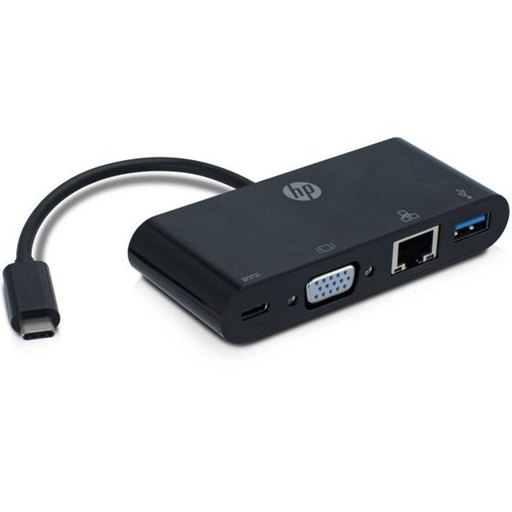 HP USB C to VGA/USB C/USB A/LAN - Folders