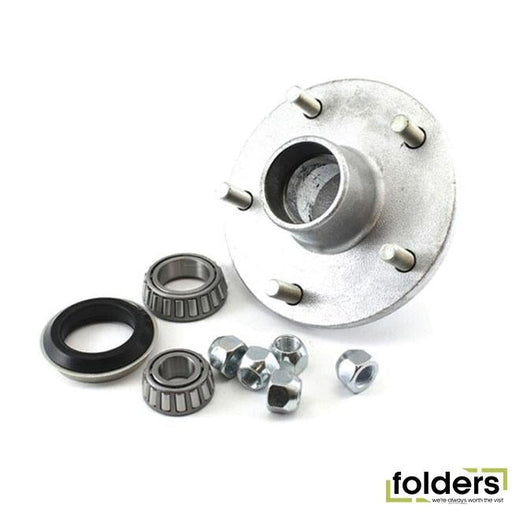 Hub galvanised suits ford with bearings, dust cover, marine seal and nuts - Folders