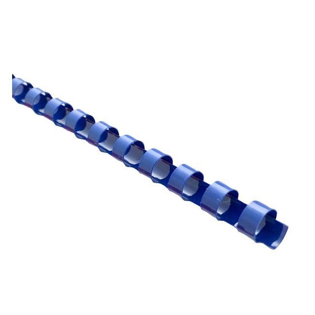 Icon Binding Coil Plastic 10mm Blue Pack of 100