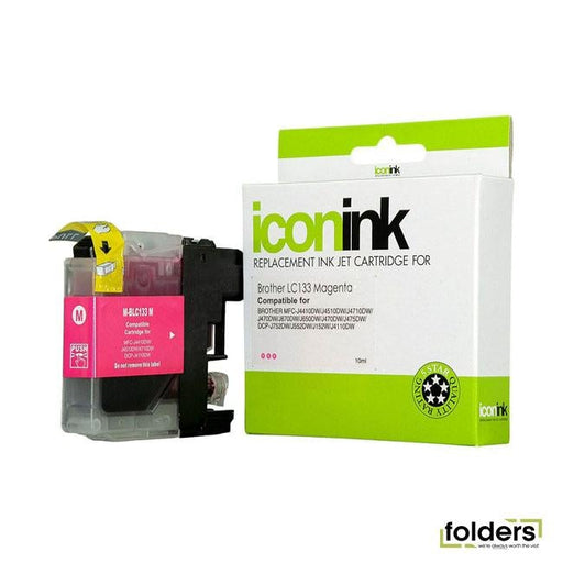 Icon Compatible Brother LC133 Magenta Ink Cartridge - Folders