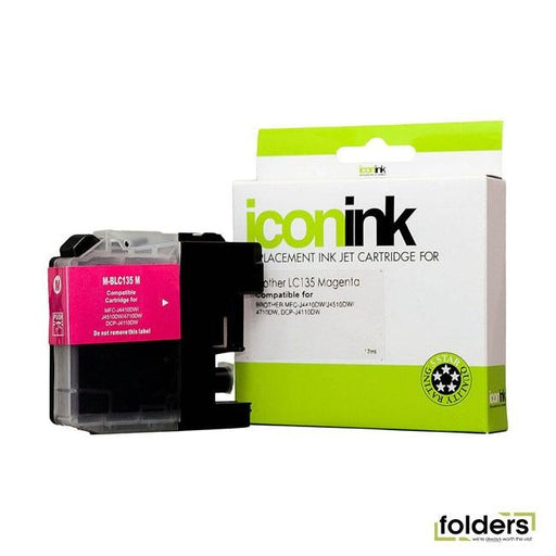 Icon Compatible Brother LC135 Magenta Ink Cartridge - Folders