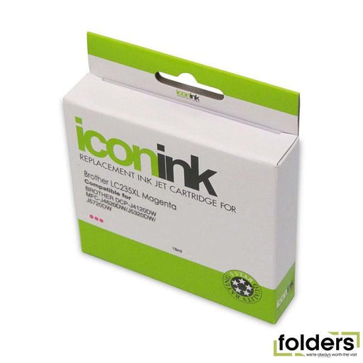 Icon Compatible Brother LC235XL Magenta Ink Cartridge - Folders