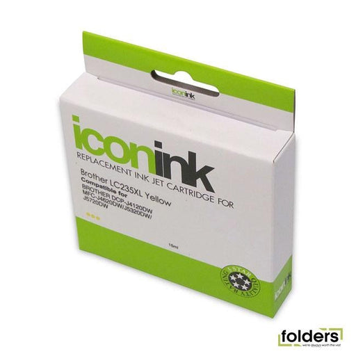 Icon Compatible Brother LC235XL Yellow Ink Cartridge - Folders