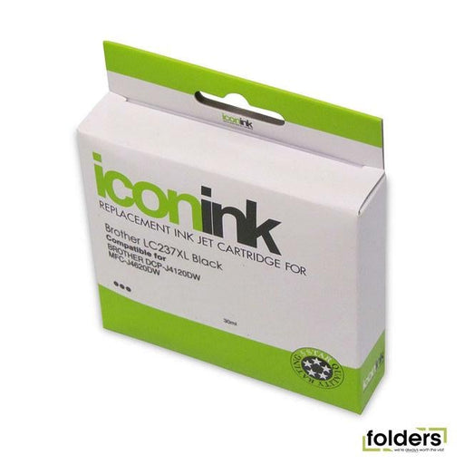 Icon Compatible Brother LC237XL Black Ink Cartridge - Folders