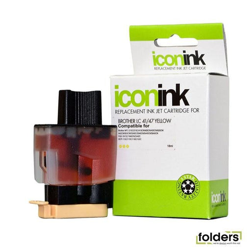 Icon Compatible Brother LC47 Yellow Ink Cartridge - Folders