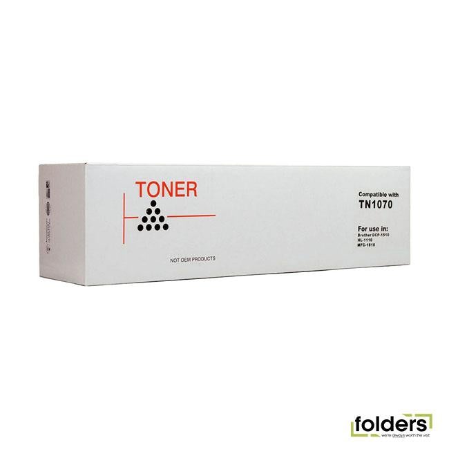 Icon Compatible Brother TN1070 Black Toner - Folders