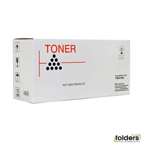 Icon Compatible Brother TN2150 Black Toner Cartridge - Folders