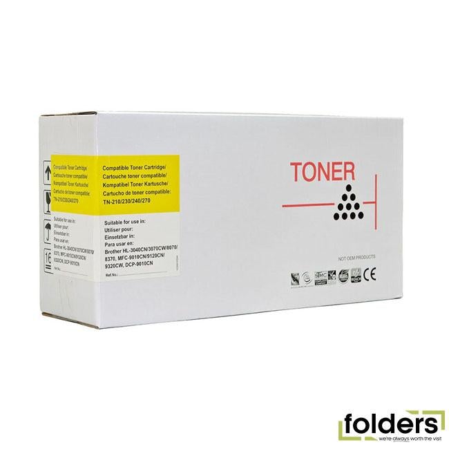 Icon Compatible Brother TN240/210/290 Yellow Toner Cartridge - Folders