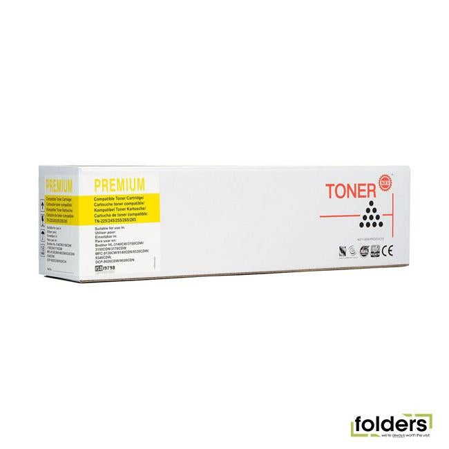 Icon Compatible Brother TN255 Yellow Toner Cartridge - Folders