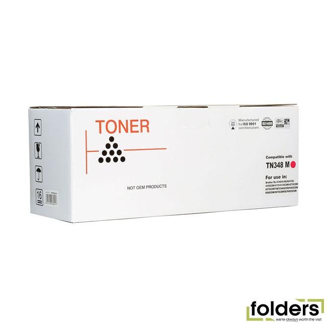 Icon Compatible Brother TN348 Magenta Toner Cartridge - Folders