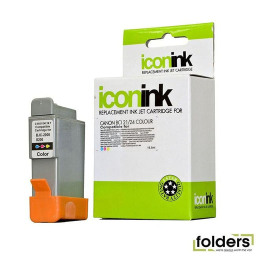 Icon Compatible Canon BCi-21/24 Colour Universal Ink Cartridge - Folders