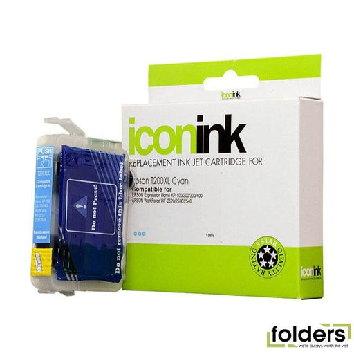 Icon Compatible Epson 200XL Cyan Ink Cartridge (C13T201292) - Folders