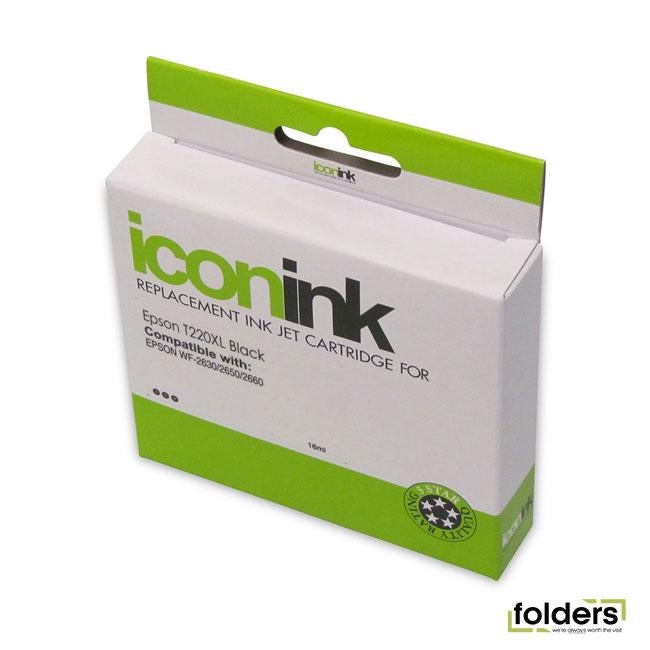 Icon Compatible Epson 220XL Black Ink Cartridge (C13T294192) - Folders