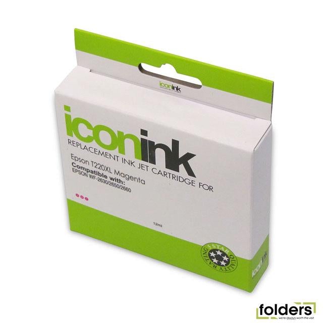 Icon Compatible Epson 220XL Magenta Ink Cartridge (C13T294392) - Folders