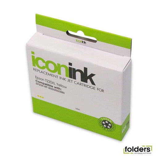 Icon Compatible Epson 220XL Yellow Ink Cartridge (C13T294492) - Folders