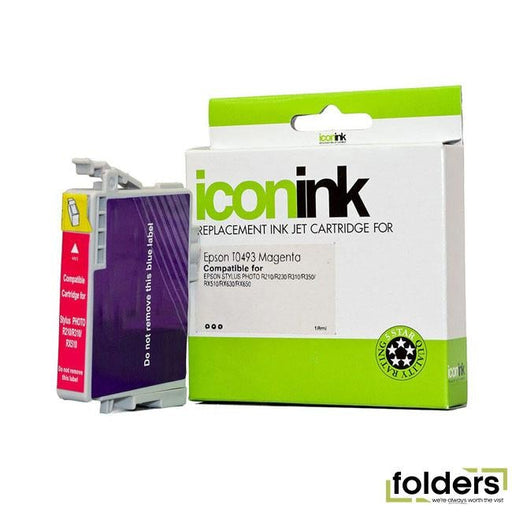 Icon Compatible Epson T0493 Magenta Ink Cartridge - Folders