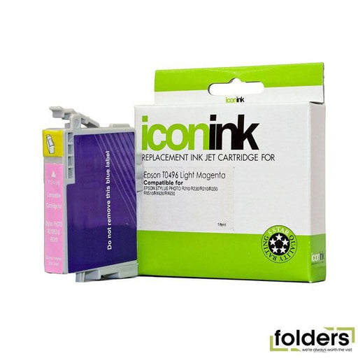 Icon Compatible Epson T0496 Light Magenta Ink Cartridge - Folders