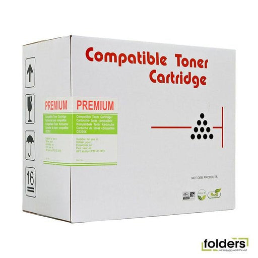 Icon Compatible HP CE255X/Canon CART324HY Black Toner Cartridge - Folders