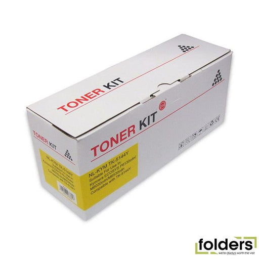 Icon Compatible Kyocera Compatible TK5144 Yellow Toner Cartridge - Folders