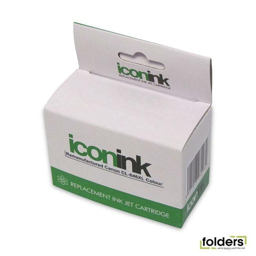 Icon Remanufactured Canon CL-646 XL Colour Ink Cartridge - Folders