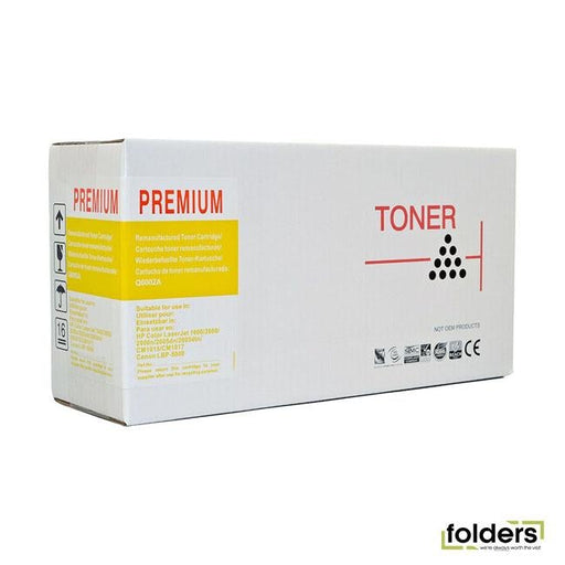 Icon Remanufactured HP Q6002A/Canon CART307 Yellow Toner Cartridge - Folders