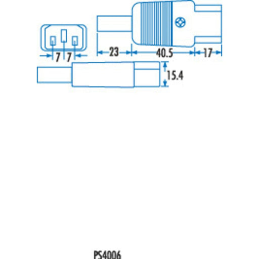 IEC320 240V Female Line Power Socket - Folders