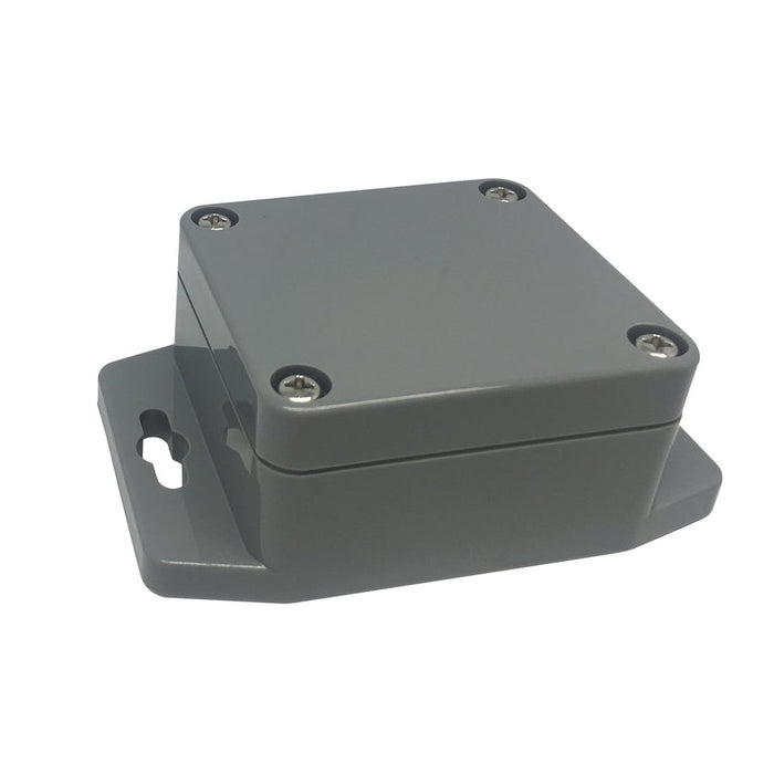 IP65 Sealed ABS Enclosures - Dark Grey with Mounting Flange - 64x58x35mm - Folders