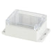 IP65 Sealed Polycarbonate Enclosure with Mounting Flange 115(W) x 90(D) x 55(H)mm - Folders