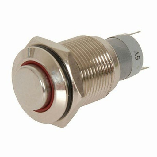 IP67 Rated Illuminated Momentary Switch Red - Folders