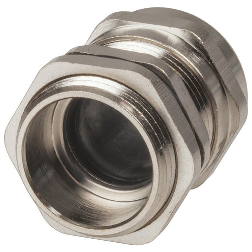 IP68 Nickle Plated Copper Cable Glands 10 to 14mm Pack of 2 - Folders
