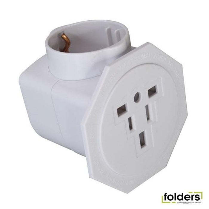JACKSON Inbound Travel Adaptor with Surge Protection. Converts US/ - Folders