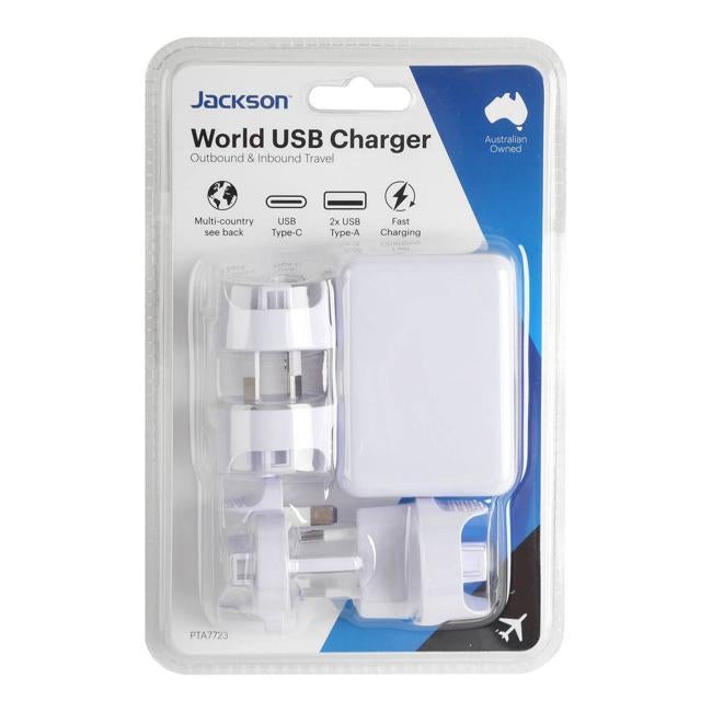 Jackson Worldwide Usb Charger Adapter. Perfect For All