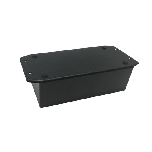 Jiffy Box - Black with mounting flange - 130X68X44 - UB3 - Folders